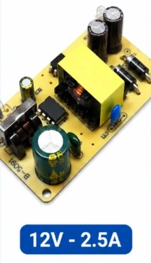[PS230] دارة تغذية 12V/2.5Aبدون غلاف PCBA