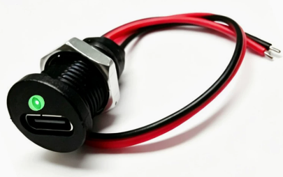 وصلة Type-C انثى مع LED