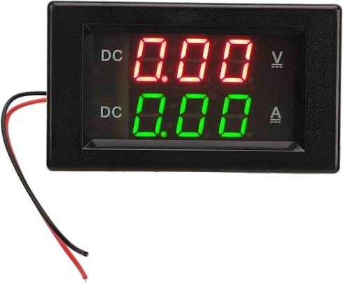 مقياس فولت وأمبير DC 20A (YB4835VA)