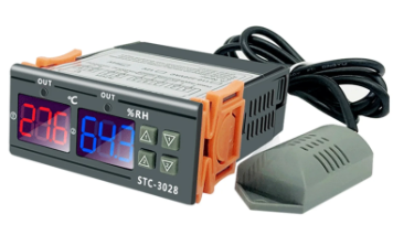 [TH60] TH60 وحدة التحكم المزدوجة في الحرارة والرطوبة STC-3028