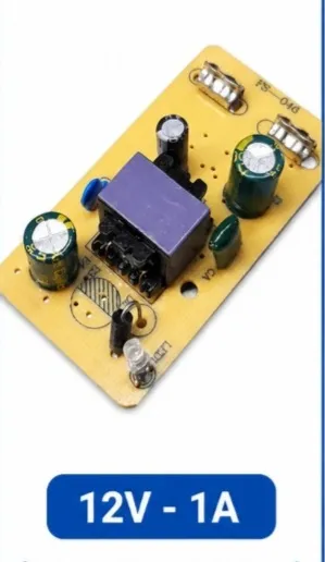 [PS209] دارة تغذية 12V/1Aبدون غلاف PCBA
