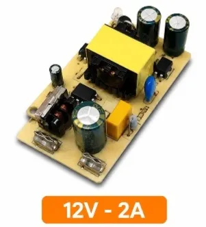 [PS210] دارة تغذية 12V/2Aبدون غلاف PCBA