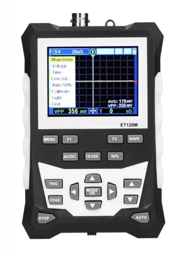 [M0027] ET120M راسم اشارة 120MHz قناتين