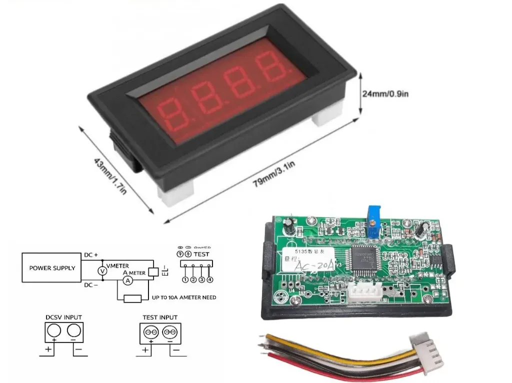 [M0049] DIGITAL PANEL METER 20A