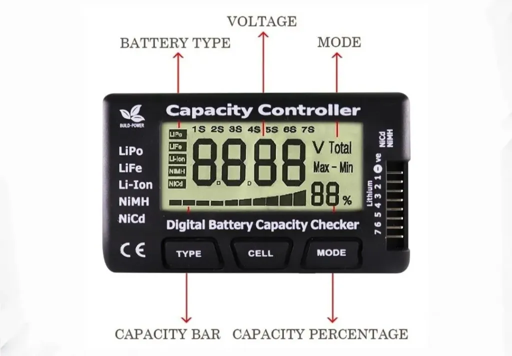 [M0083] مقياس فاحص بطارية CELLMETER7