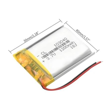 [BAT001] بطارية 103040 - 1200MAH 3.7V