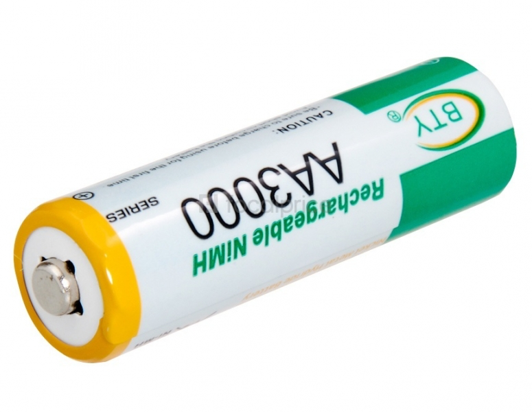 بطارية قابلة للشحن Ni-MH 1.2V AA (عدد 2)