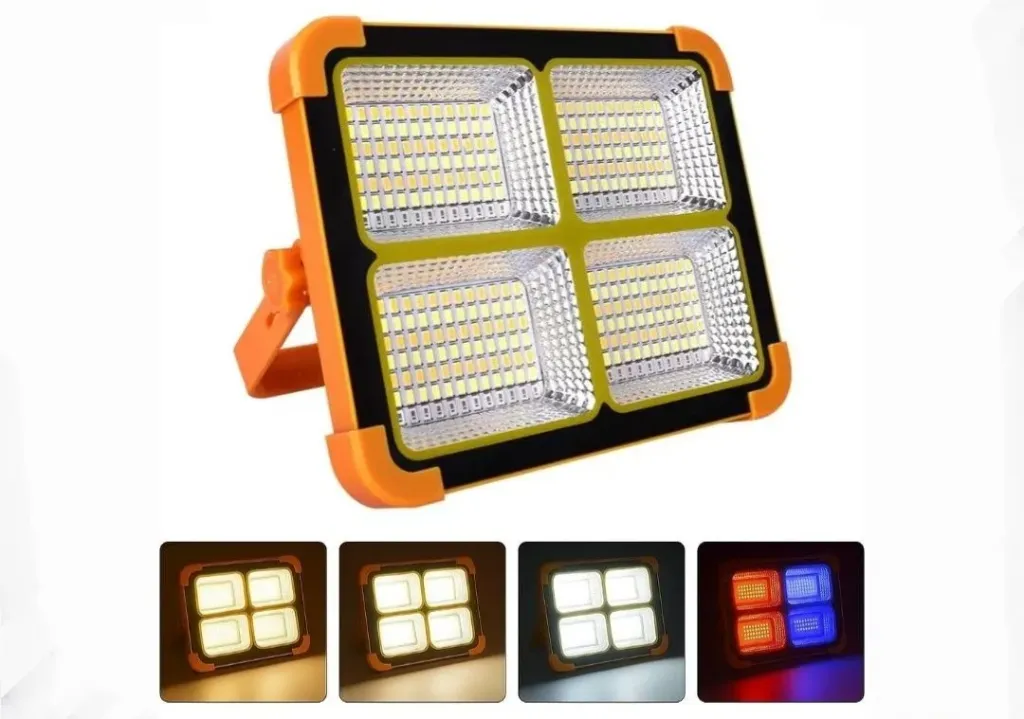 كشاف برتقالي شمسي LED